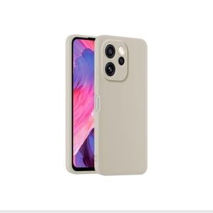 iPhone 12 Elegant Cream Silicone Phone Case